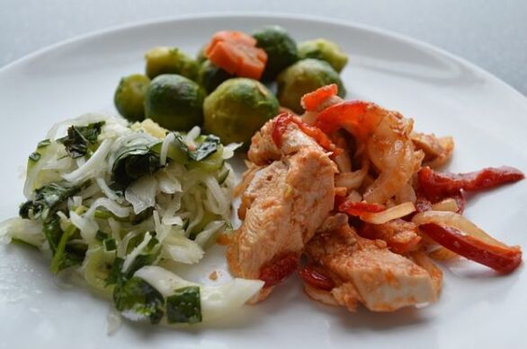 chicken with vegetables for the lazy diet