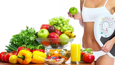 Vegetables and fruits to lose weight